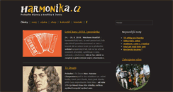 Desktop Screenshot of harmonika.cz